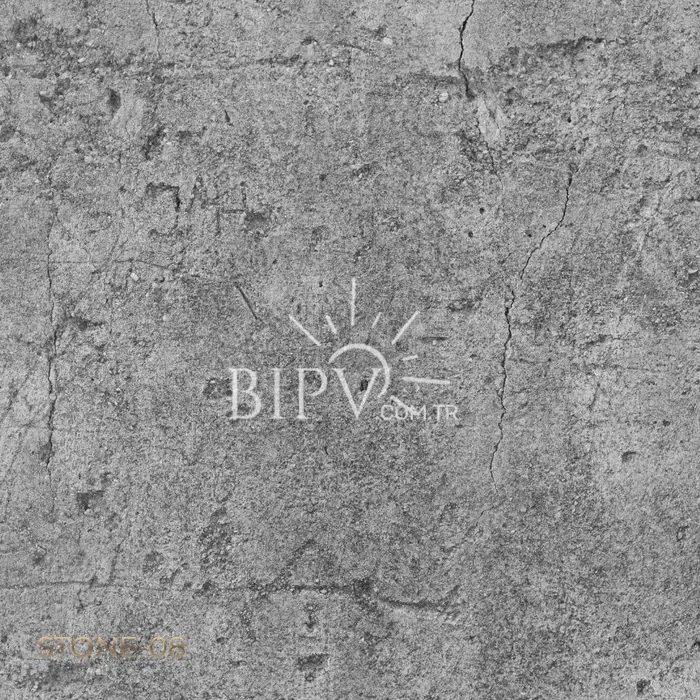 Grey mottled concrete-look surface sample